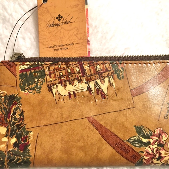 Patricia Nash European Trip Nazari Leather Wallet NEW with tag - Picture 3 of 8